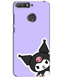 Чехол для Huawei Y6 Prime 2018 с картинкой «Забавная Kuromi»