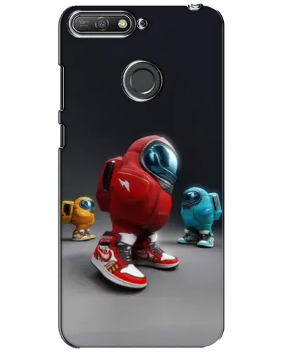 Чехол для Huawei Y6 Prime 2018 с картинкой «Among Us — 3D стиль» Чехол для Huawei Y6 Prime 2018 с картинкой «Among Us — 3D стиль»