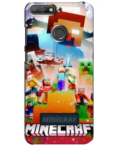 Чехол для Huawei Y6 Prime 2018 с картинкой «Minecraft герои игры» Чехол для Huawei Y6 Prime 2018 с картинкой «Minecraft герои игры»