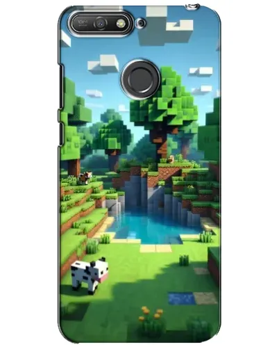 Чехол для Huawei Y6 Prime 2018 с картинкой «Minecraft летний день» Чехол для Huawei Y6 Prime 2018 с картинкой «Minecraft летний день»