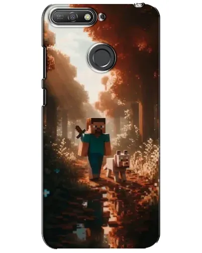 Чехол для Huawei Y6 Prime 2018 с картинкой «Стив в лесу» Чехол для Huawei Y6 Prime 2018 с картинкой «Стив в лесу»