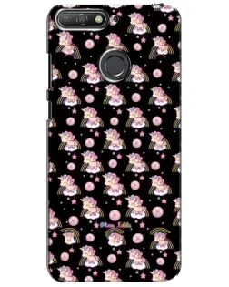 Чехол для Huawei Y6 Prime 2018 с картинкой «Magic Unicorn паттерн»