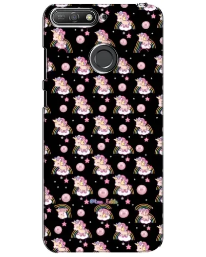 Чехол для Huawei Y6 Prime 2018 с картинкой «Magic Unicorn паттерн»