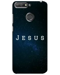 Чехол для Huawei Y6 Prime 2018 с картинкой «Звездное небо Jesus»