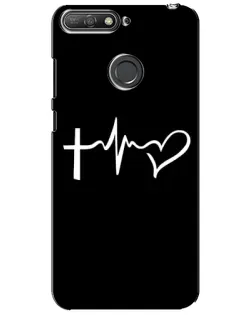 Чехол для Huawei Y6 Prime 2018 с картинкой «Пульс веры»