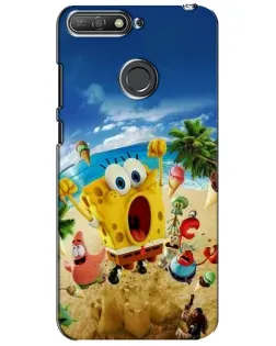 Чехол для Huawei Y6 Prime 2018 с картинкой «Развлечения на пляже»