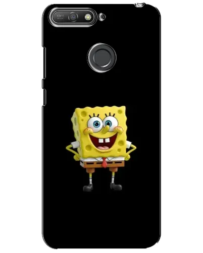 Чехол для Huawei Y6 Prime 2018 с картинкой «Классический Губка Боб»