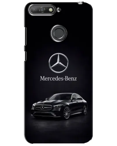 Чехол для Huawei Y6 Prime 2018 с картинкой «Mercedes — решетка радиатора»