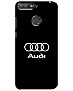 Чехол для Huawei Y6 Prime 2018 с картинкой «Классическое лого Audi» Чехол для Huawei Y6 Prime 2018 с картинкой «Классическое лого Audi»