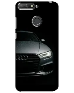 Чехол для Huawei Y6 Prime 2018 с картинкой «Audi — детализация кузова» Чехол для Huawei Y6 Prime 2018 с картинкой «Audi — детализация кузова»