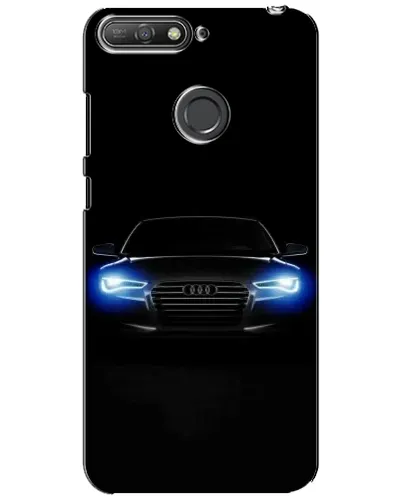 Чехол для Huawei Y6 Prime 2018 с картинкой «Audi в неоне» Чехол для Huawei Y6 Prime 2018 с картинкой «Audi в неоне»