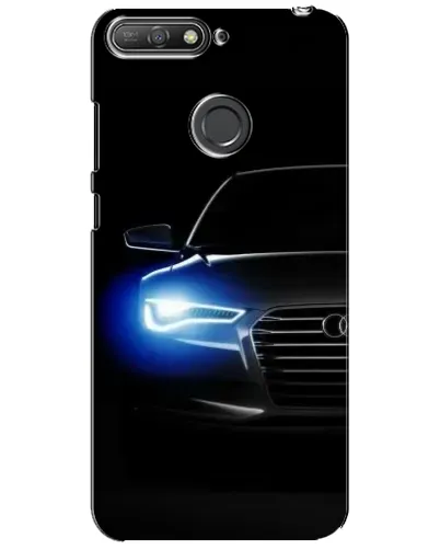 Чехол для Huawei Y6 Prime 2018 с картинкой «Неоновый взгляд Audi» Чехол для Huawei Y6 Prime 2018 с картинкой «Неоновый взгляд Audi»