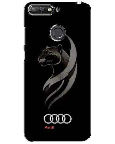 Чехол для Huawei Y6 Prime 2018 с картинкой «Графика — пантера и Audi» Чехол для Huawei Y6 Prime 2018 с картинкой «Графика — пантера и Audi»
