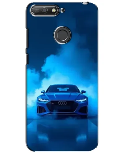 Чехол для Huawei Y6 Prime 2018 с картинкой «Audi — голубая энергия» Чехол для Huawei Y6 Prime 2018 с картинкой «Audi — голубая энергия»