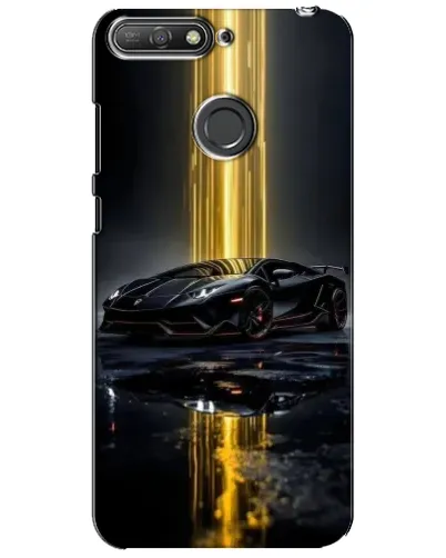 Чехол для Huawei Y6 Prime 2018 с картинкой «Ночной Lamborghini драйв» Чехол для Huawei Y6 Prime 2018 с картинкой «Ночной Lamborghini драйв»