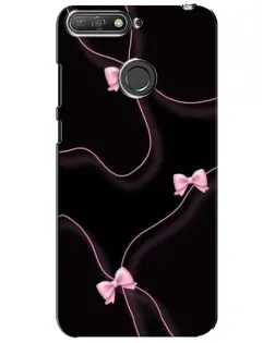 Чехол для Huawei Y6 Prime 2018 с картинкой «Розовые ленты»
