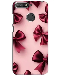 Чехол для Huawei Y6 Prime 2018 с картинкой «Бордовый атлас»