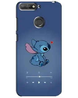 Чехол для Huawei Y6 Prime 2018 с картинкой «Музыкальный Stitch»
