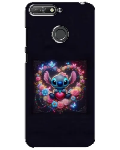 Чохол для Huawei Y6 Prime 2018 з картинкою «Stitch у квітах» Чохол для Huawei Y6 Prime 2018 з картинкою «Stitch у квітах»