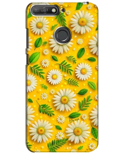 Чехол для Huawei Y6 Prime 2018 с картинкой «Ромашковое солнце» Чехол для Huawei Y6 Prime 2018 с картинкой «Ромашковое солнце»