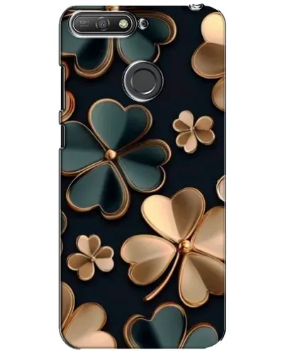 Чехол для Huawei Y6 Prime 2018 с картинкой «Клевер в золоте» Чехол для Huawei Y6 Prime 2018 с картинкой «Клевер в золоте»