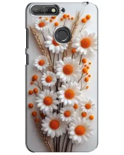 Чехол для Huawei Y6 Prime 2018 с картинкой «Белые сухоцветы» Чехол для Huawei Y6 Prime 2018 с картинкой «Белые сухоцветы»