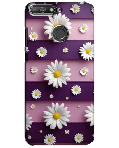Чехол для Huawei Y6 Prime 2018 с картинкой «Ромашки на фиолетовом» Чехол для Huawei Y6 Prime 2018 с картинкой «Ромашки на фиолетовом»