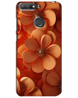 Чехол для Huawei Y6 Prime 2018 с картинкой «Оранжевый макро цветок» Чехол для Huawei Y6 Prime 2018 с картинкой «Оранжевый макро цветок»