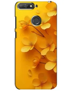 Чехол для Huawei Y6 Prime 2018 с картинкой «Золотые лепестки» Чехол для Huawei Y6 Prime 2018 с картинкой «Золотые лепестки»