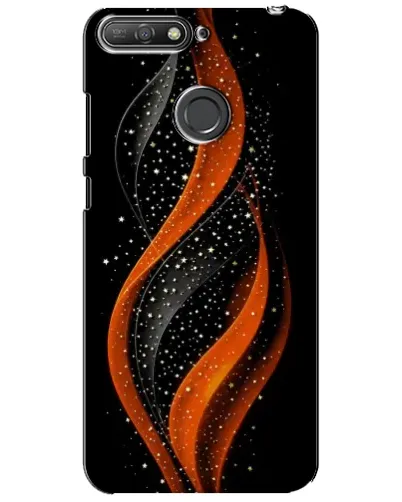 Чехол для Huawei Y6 Prime 2018 с картинкой «Огненная звездная волна»
