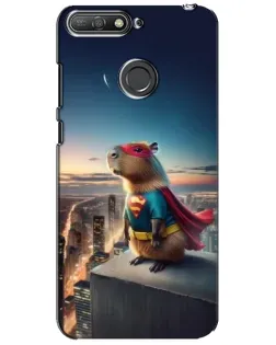 Чехол для Huawei Y6 Prime 2018 с картинкой «Капи-мен супергерой» Чехол для Huawei Y6 Prime 2018 с картинкой «Капи-мен супергерой»