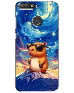 Чехол для Huawei Y6 Prime 2018 с картинкой «Капибара Ван Гога» Чехол для Huawei Y6 Prime 2018 с картинкой «Капибара Ван Гога»