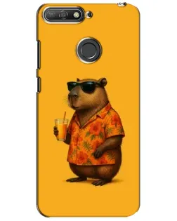 Чехол для Huawei Y6 Prime 2018 с картинкой «Капибара на отдыхе» Чехол для Huawei Y6 Prime 2018 с картинкой «Капибара на отдыхе»