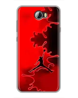 Чехол для Huawei Y5II с картинкой «Jordan Red Smoke»
