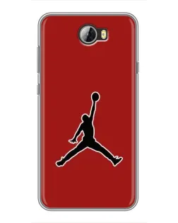 Чехол для Huawei Y5II с картинкой «Jordan Red Back»