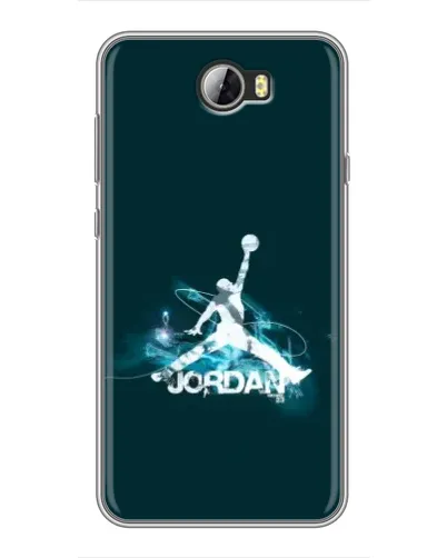 Чехол для Huawei Y5II с картинкой «Jordan Blue Fire» Чехол для Huawei Y5II с картинкой «Jordan Blue Fire»