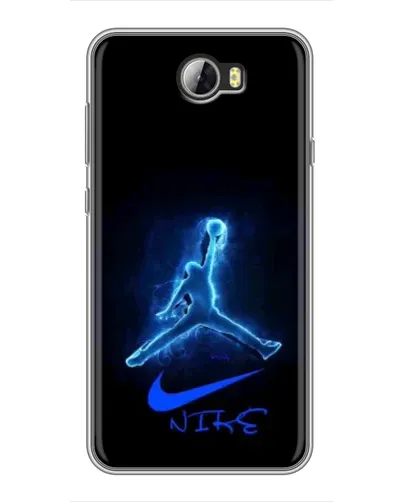 Чехол для Huawei Y5II с картинкой «Jordan Neon Blue» Чехол для Huawei Y5II с картинкой «Jordan Neon Blue»