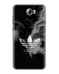Чехол для Huawei Y5II с картинкой «Абстрактный дым Adidas»