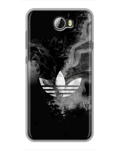 Чехол для Huawei Y5II с картинкой «Абстрактный дым Adidas»