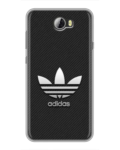 Чехол для Huawei Y5II с картинкой «Adidas Карбоновая текстура»