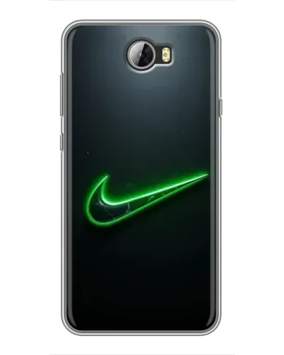 Чехол для Huawei Y5II с картинкой «Неоновый контур Nike»