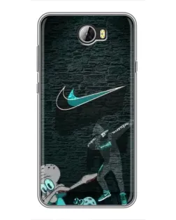 Чехол для Huawei Y5II с картинкой «Спортивный арт Nike»