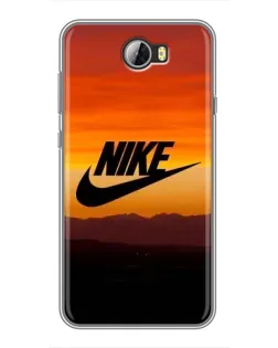 Чехол для Huawei Y5II с картинкой «Nike — вечерний горизонт»