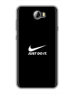 Чехол для Huawei Y5II с картинкой «Минимализм от Nike»