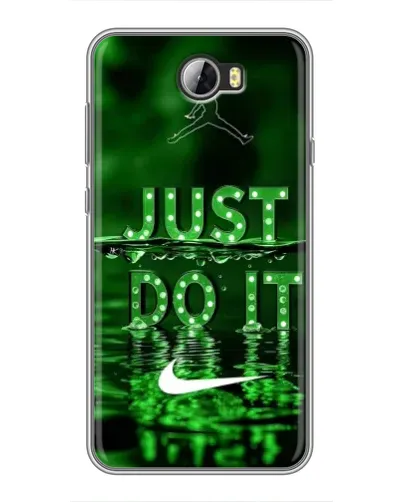 Чехол для Huawei Y5II с картинкой «Зеленый неоновый Nike»