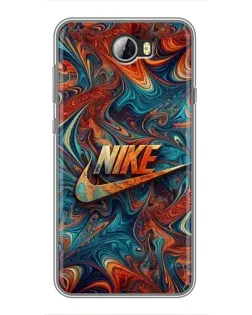 Чехол для Huawei Y5II с картинкой «Nike в абстракции»