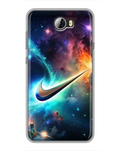 Чехол для Huawei Y5II с картинкой «Космический Nike Swoosh»