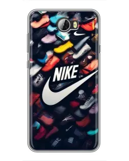 Чехол для Huawei Y5II с картинкой «Коллекция кроссовок Nike»