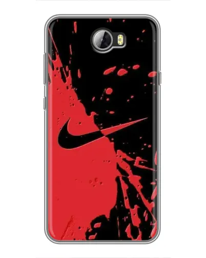 Чехол для Huawei Y5II с картинкой «Красные брызги Nike» Чехол для Huawei Y5II с картинкой «Красные брызги Nike»
