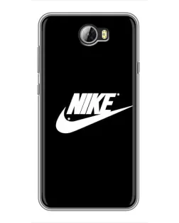 Чехол для Huawei Y5II с картинкой «Мазки краски Nike»